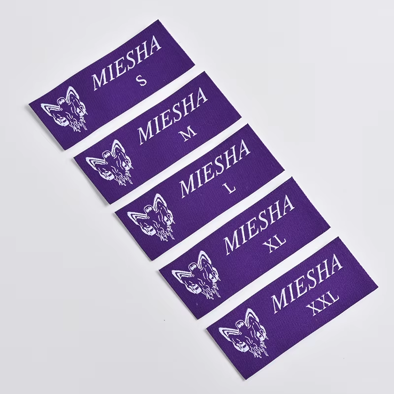 iron on garment labels